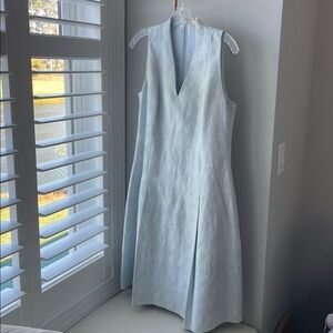 Etcetera Linen A-line Midi Dress “Inez”